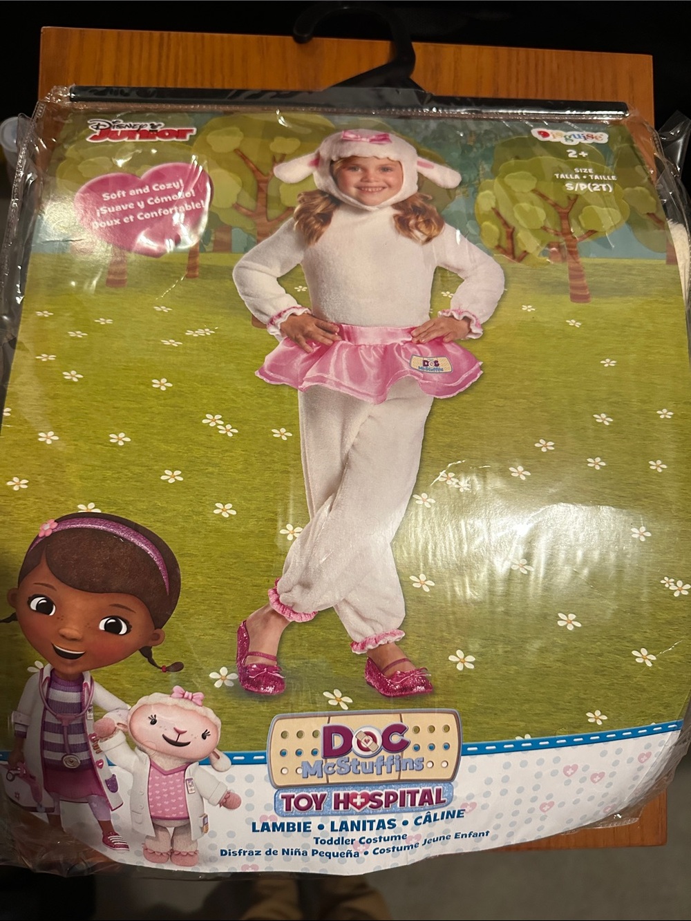 Disney Doc McStuffins Lambie Toddler Costume - White and Pink